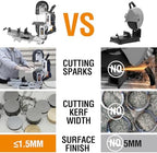 maxxt 2-in-1 band saw with table saw base, front angle view