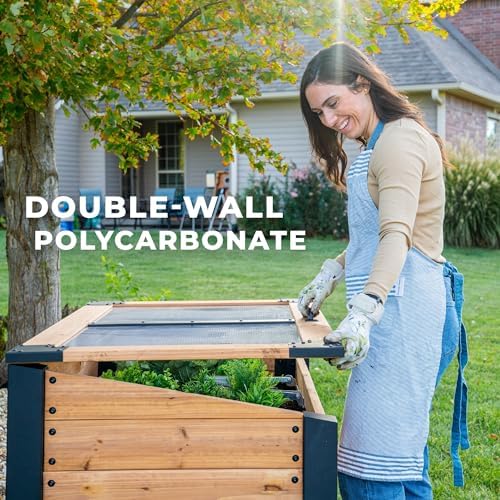 backyard discovery aggie 4' x 2' cedar wood, package contents