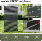 outdoor privacy screen 72" h x 47" w on a desk or shelf