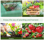 outsunny 71" x 55" x 32" mini greenhouse, package contents