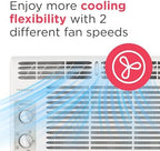 frigidaire 5,000 btu window-mounted air conditioner, cools up on a desk or shelf