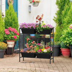 oyeal raised garden bed 32" tall elevated planter on a desk or shelf