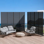 72" privacy screen outdoor privacy fence panel for shown in use