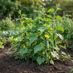 docred 39.4" h cucumber trellis, 2 pack foldable, front angle view