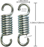 Spring Hook for Patio Swing 990lbs Capacity Hammock Accessories 5.04 Inch Galvanized Extended Hooks 2pcs