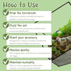 soil sunrise terrarium potting soil mix (8 quarts) on a desk or shelf