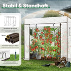 sekey greenhouse foil greenhouse 200 x 170 x, side view