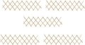 vidaxl trellis fences 5 pcs firwood 70.9" x11.8, main product view