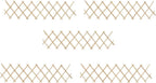 vidaxl trellis fences 5 pcs firwood 70.9" x11.8, main product view