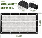 shade cloth-thickened and encrypted 80% aluminum shade cloth shown in use