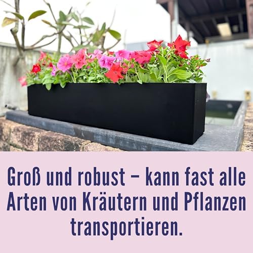 lalagreen hanging planter boxes outdoor (40 inch, 2 showing dimensions