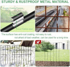 20 panels animal barrier fence, 27ft (l) x13in, side view