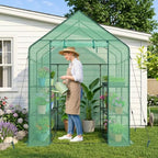 ohuhu greenhouse for outdoors with screen windows, 57, package contents