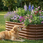 snugniture 3 pcs 4x2x1.5ft raised garden bed outdoor, close-up detail