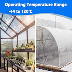 4x10ft clear polycarbonate roofing sheets greenhouse panels, close-up detail