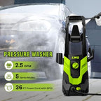 pressure washer, portable power washer, 4 quick connect shown in use