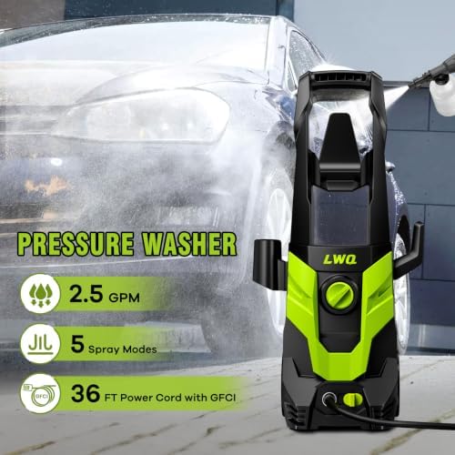 pressure washer, portable power washer, 4 quick connect shown in use