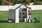 miracle-gro 6' x 6' x 6' all-season indoor/outdoor shown in use