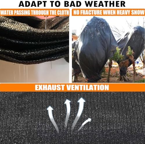 90%-95% black sun shade cloth 10ft x 18ft on a desk or shelf