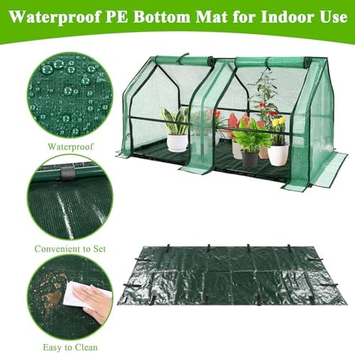 u'artlines portable mini greenhouse small green house 47x24x24, close-up detail