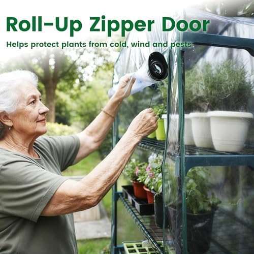worth garden 50% extra wide mini greenhouse 5, package contents