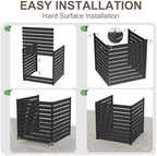 air conditioner fence, 50" w x 50" h, view 10