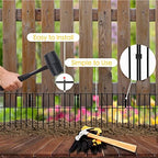 blingluck animal barrier fence, 30 pcs upgrade 1.26 showing dimensions
