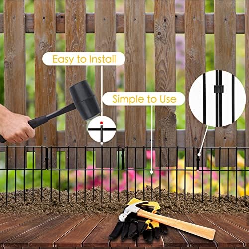 blingluck animal barrier fence, 30 pcs upgrade 1.26 showing dimensions