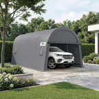 cobizi carport canopy 10x20 heavy duty portable garage shown in use