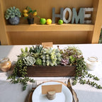 winlyn artificial succulent arrangement 15" assorted succulents plants on a desk or shelf