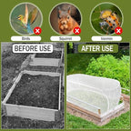 47" x 21" x 17" garden netting for, close-up detail