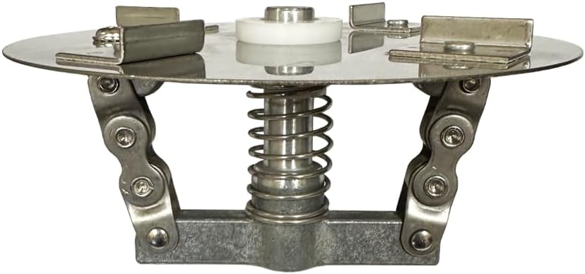 Elusive Wildlife Eliminator Spinner Plate, Feed Protector for Raccoons, Squirrels, Deer and Other Varmints Metal Spring-Loaded Design Easy Install to 12v Feeder Motor (1/4 hub Round)