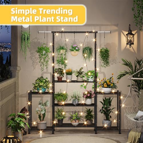simple trending plant stand indoor outdoor, metal 3, close-up detail