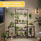simple trending plant stand indoor outdoor, metal 3, close-up detail