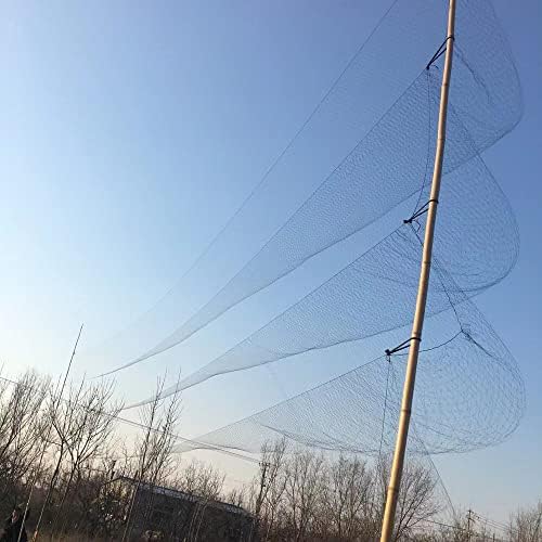 mist net deep pockets nylon 110/2d 15mm mesh on a desk or shelf