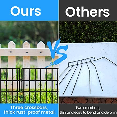 getlay 22 pack animal barrier fences, 1.5" gap, close-up detail