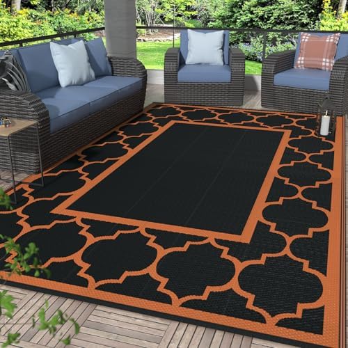 genimo outdoor rug, waterproof plastic rugs for patio, main product view
