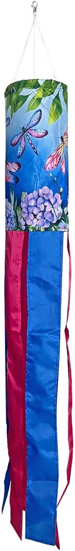 Briarwood Lane Spring Dragonflies Windsock Wind Twister 40x6 for Spring Wind Spinner