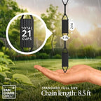 rain chains direct - manicotti rain chain, close-up detail