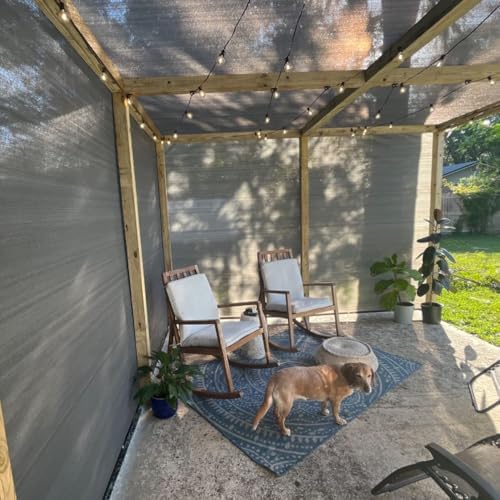 8x20 ft shade cloth for patio, 90% uv on a desk or shelf