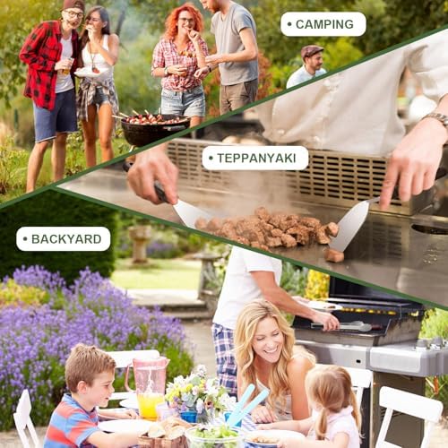 griddle accessories kit for blackstone, perfect flat top, front angle view