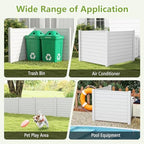 privacy screen 2 fence panels, 48" x 38" showing dimensions