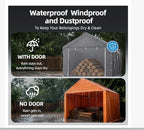 12x20 ft carport replacement zipper door,180g pe waterproof, package contents