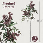 artificial plants indoor 3 pcs 35 inch faux shown in use