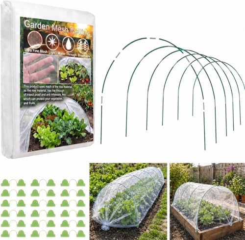 garden netting kit, 10x30ft ultra fine garden mesh, main product view