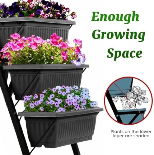 sejov 4ft vertical raised garden bed, 5 tiers, package contents