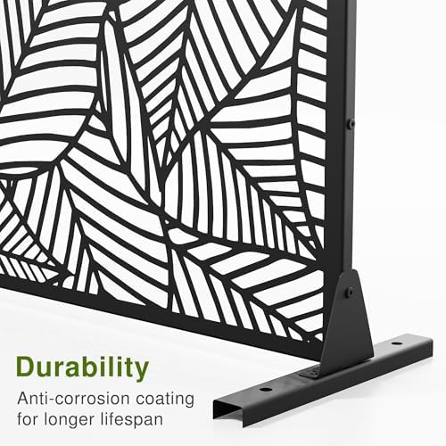 casaphoria 72" h x 47" w metal outdoor, side view