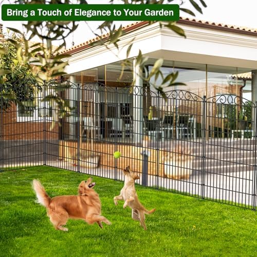 12 panel no dig decorative garden fence 42" on a desk or shelf