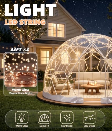 dome tent for garden , geodesic dome greenhouse, side view