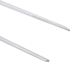 OIIKI Stainless Steel Polished Extra-Long 10.6 inch Tongs Tweezers | Long Tweezers with Precision Serrated Tips for Garden, Kitchen, Indoor & Outdoor